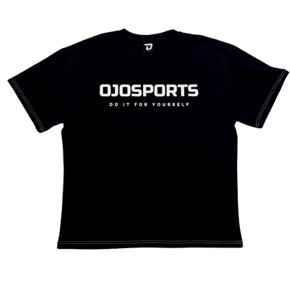 $OJOSPORTS TEE$ (BLACK)